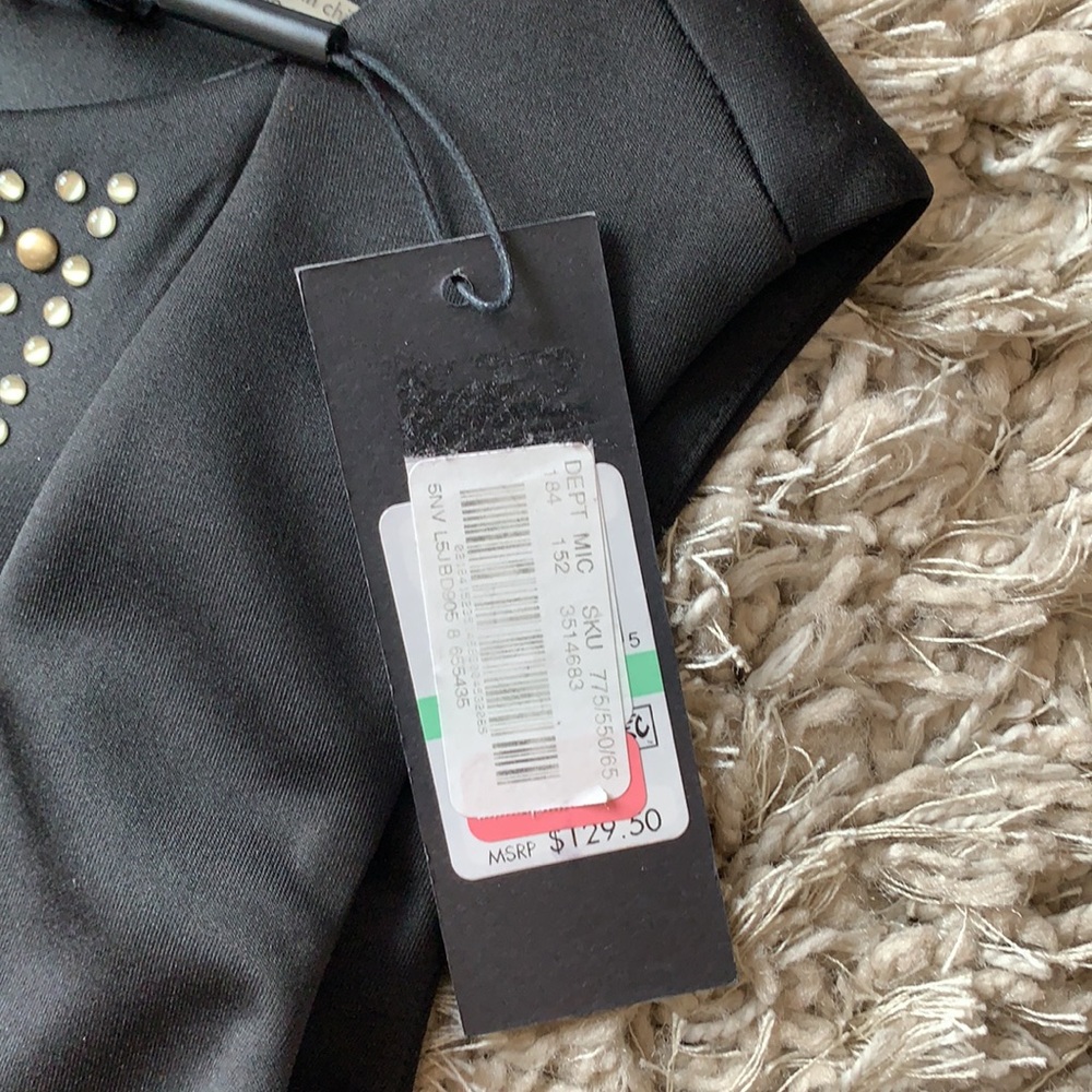KARL LAGERFELD Black Studded Dress - Picture 11 of 11